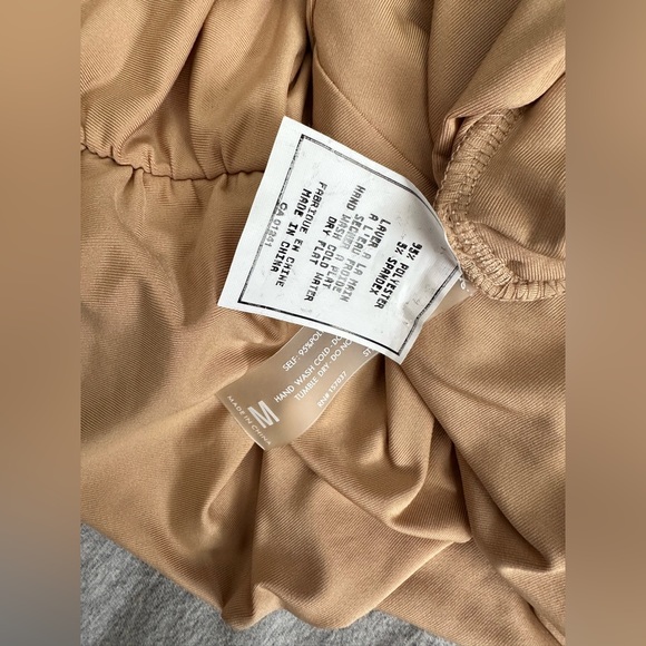 Salt brand, tan mini ruched dress, new with tags - Picture 5 of 7